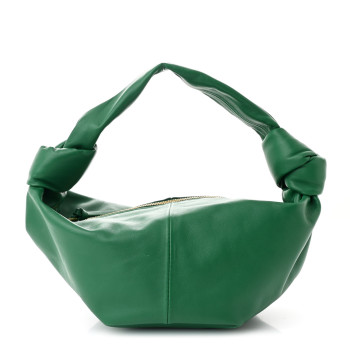 BOTTEGA VENETA Nappa Mini Double Knot Bag Racing Green