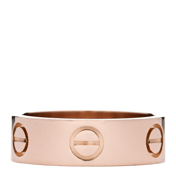 CARTIER 18K Pink Gold 5.5mm LOVE Ring 50 5.25