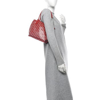 GOYARD Goyardine Reversible Mini Anjou Red