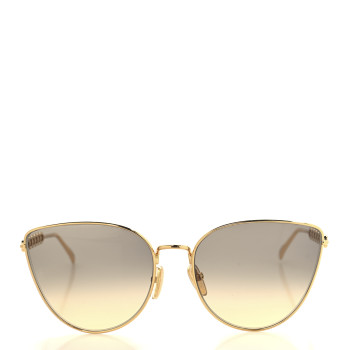 LOUIS VUITTON My LV Chain Cat Eye Sunglasses Z1521W Gold