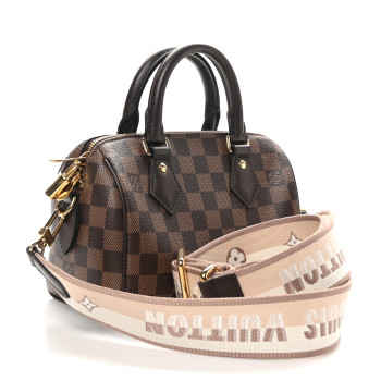 LOUIS VUITTON Damier Ebene Speedy Bandouliere 20
