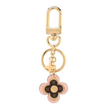 LOUIS VUITTON Monogram Blooming Flowers BB Bag Charm Key Holder Pink