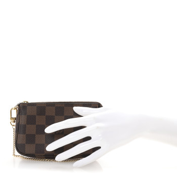 LOUIS VUITTON Damier Ebene Mini Pochette Accessories