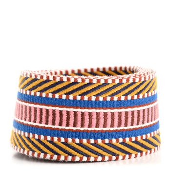 HERMES Toile Swift 50mm Sangle Cavale Shoulder Strap Multicolor