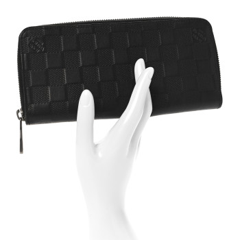 LOUIS VUITTON Damier Infini Brazza Wallet Onyx