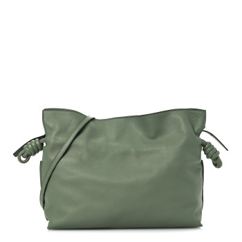LOEWE Nappa Flamenco Knot Clutch Rosemary