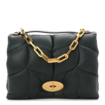MULBERRY Nappa Pillow Quilted Little Softie Bag Mulberry Green