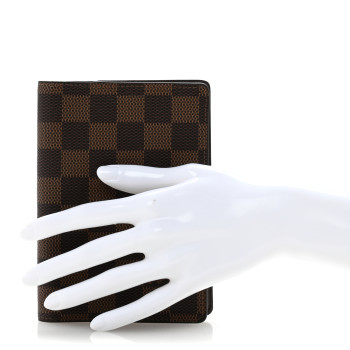 LOUIS VUITTON Damier Ebene Small Ring Agenda Cover