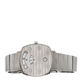 GUCCI Stainless Steel 35mm Grip Quartz Watch