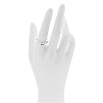 TIFFANY Sterling Silver Narrow 1837 Band Ring 58 8.25