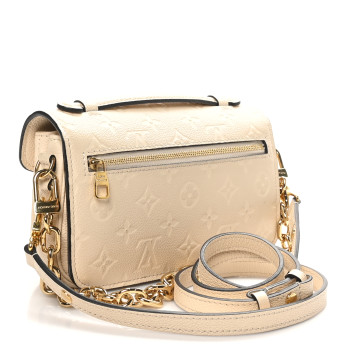 LOUIS VUITTON Empreinte Pochette Metis East West Cream