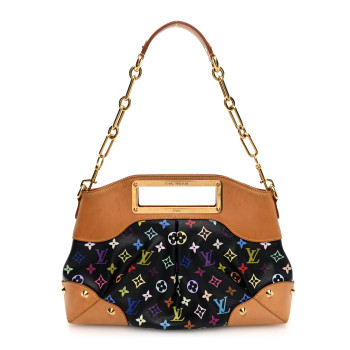 LOUIS VUITTON Monogram Multicolor Judy MM Black