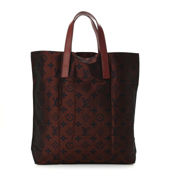 LOUIS VUITTON Nylon Monogram Cabas Escapade Tote Red
