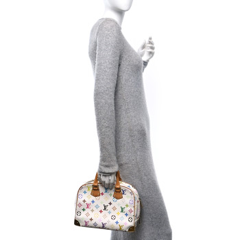 LOUIS VUITTON Monogram Multicolor Trouville White