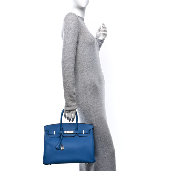 HERMES Epsom Birkin 35 Mykonos