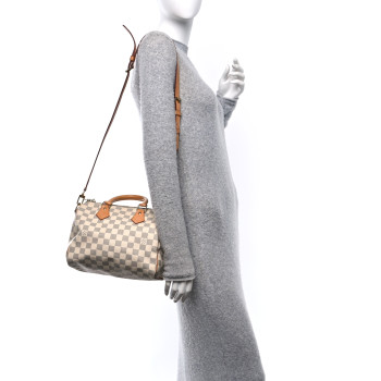 LOUIS VUITTON Damier Azur Speedy Bandouliere 25