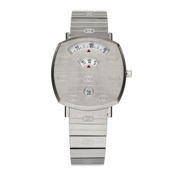 GUCCI Stainless Steel 35mm Grip Quartz Watch