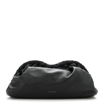 MANSUR GAVRIEL Lambskin Cloud Clutch Black