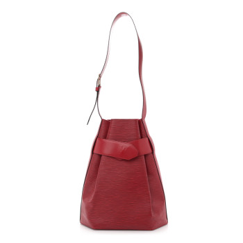 LOUIS VUITTON Epi Sac D'Epaule GM Castillan Red