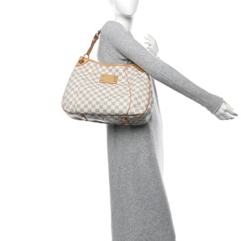 LOUIS VUITTON Damier Azur Galliera PM