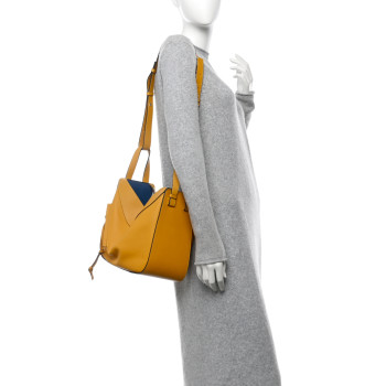 LOEWE Calfskin Small Hammock Shoulder Bag Yellow
