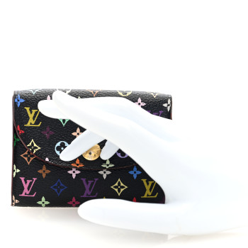 LOUIS VUITTON Monogram Multicolor Business Card Holder Black Grenade