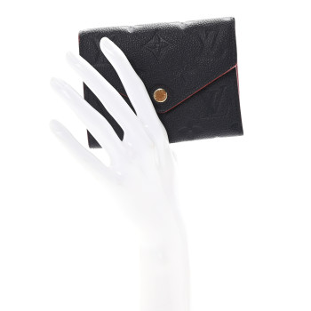 LOUIS VUITTON Empreinte Victorine Wallet Marine Rouge