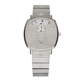 GUCCI Stainless Steel 35mm Grip Quartz Watch