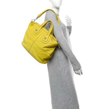 GIVENCHY Sugar Goatskin Medium Nightingale Yellow