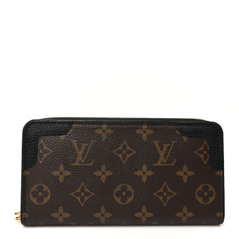 LOUIS VUITTON Monogram Zippy Retiro Wallet Black