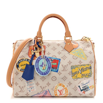 LOUIS VUITTON Monogram Flight Mode Speedy Soft 30 Dune