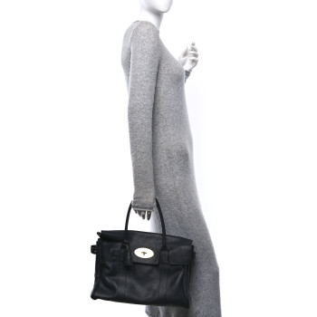 MULBERRY Natural Vegetable Tanned Bayswater Black