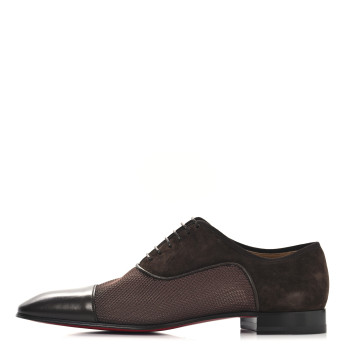 CHRISTIAN LOUBOUTIN Calfskin Veau Velours Mens Greggo Flat Oxfords 43 Amara 43 Cosme