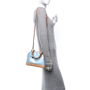LOUIS VUITTON Vernis Hairclip Alma BB Sky