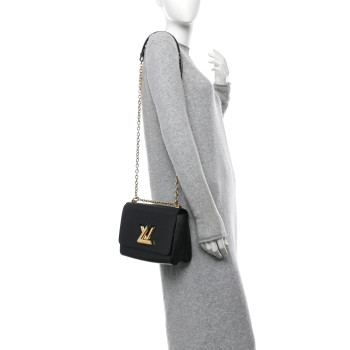 LOUIS VUITTON Epi Twist Shoulder Bag MM Black LOUIS VUITTON Epi Twist Shoulder Bag MM Black