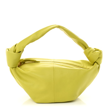 BOTTEGA VENETA Calfskin Mini Double Knot Bag Kiwi