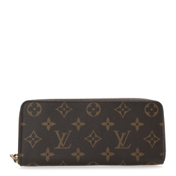 LOUIS VUITTON Monogram Clemence Wallet Rose Ballerine