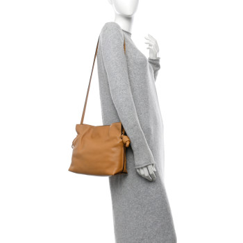 LOEWE Nappa Medium Flamenco Knot Bag Warm Desert