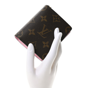 LOUIS VUITTON Monogram LV Charms Pocket Wallet Cotton Candy