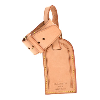 LOUIS VUITTON Vachetta Luggage Tag and Loop Set
