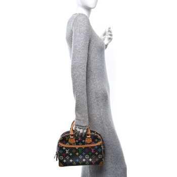 LOUIS VUITTON Monogram Multicolor Trouville Black