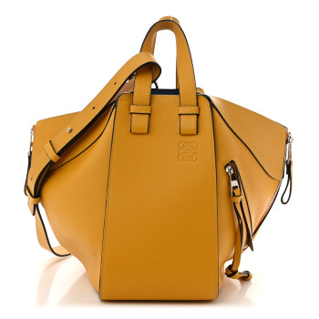LOEWE Calfskin Small Hammock Shoulder Bag Yellow