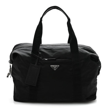 PRADA Re-Nylon Saffiano Duffle Bag Black