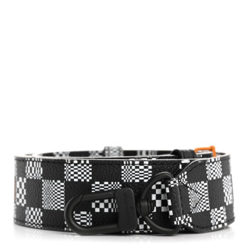 LOUIS VUITTON Damier Distorted Keepall Bandouliere Strap Black