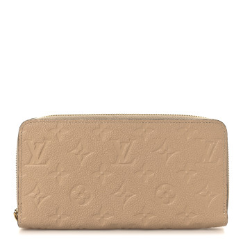 LOUIS VUITTON Empreinte Zippy Wallet Dune