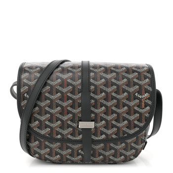 GOYARD Goyardine Belvedere II PM Messenger Bag Black