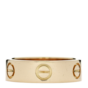 CARTIER 18K Yellow Gold 5.5mm LOVE Ring 53 6.5