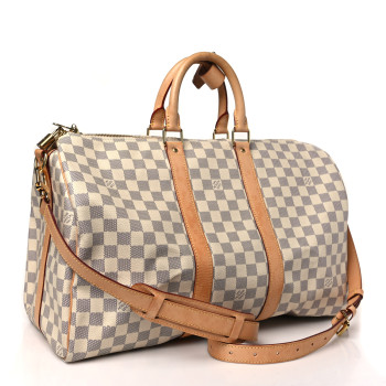 LOUIS VUITTON Damier Azur Keepall Bandouliere 45