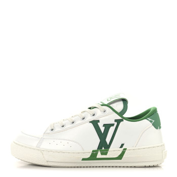 LOUIS VUITTON Calfskin Charlie Sneaker 36 White Green