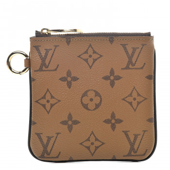 LOUIS VUITTON Reverse Monogram Trio Square Pouch LOUIS VUITTON Reverse Monogram Trio Square Pouch